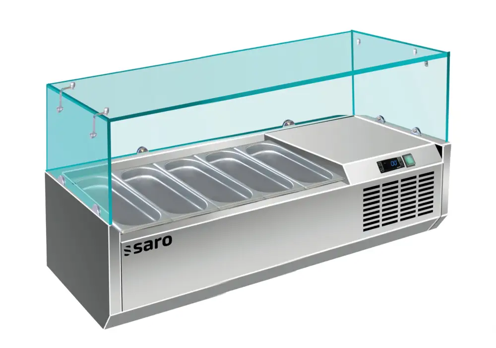 Dernier Modèle SARO Vitrine réfrigérée - 1/4 GN, modèle VRX 1200/330