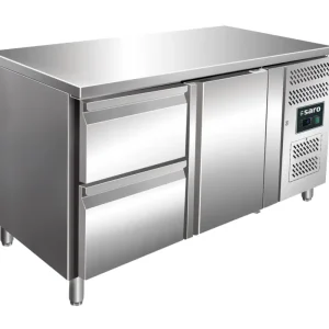 Acheter Direct Table réfrigérée SARO, porte + ensemble 2 tiroirs, KYLJA 2110 TN