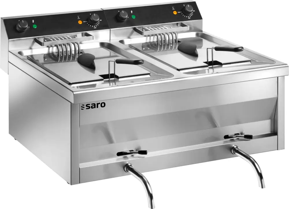 Soldes Friteuse modèle table SARO GASTROLINE 12+12V