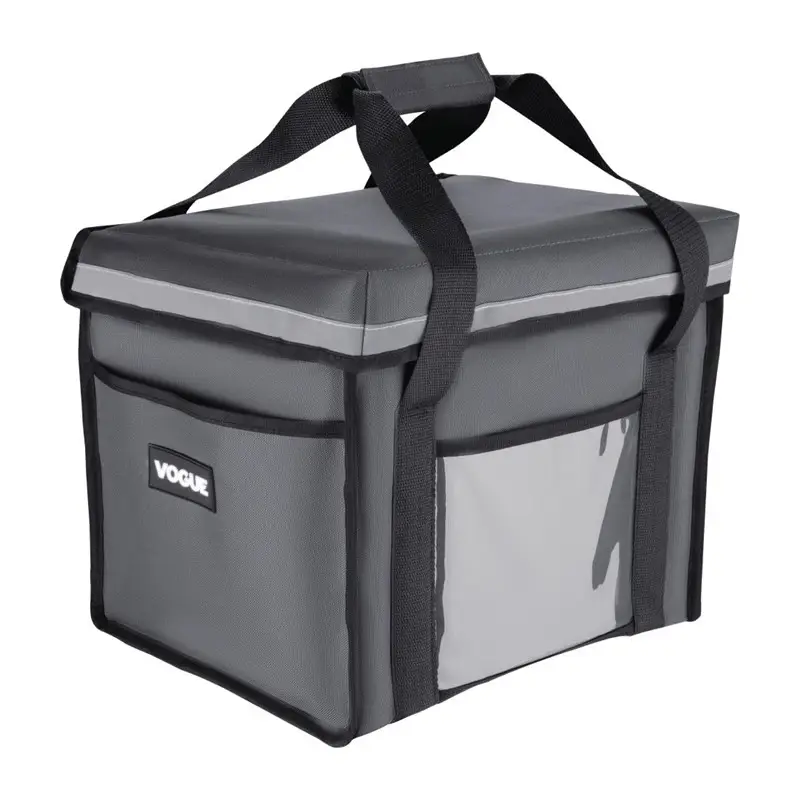 Commande En Gros Sac de livraison isotherme pliant Vogue gris 305 x 380 x 380 mm
