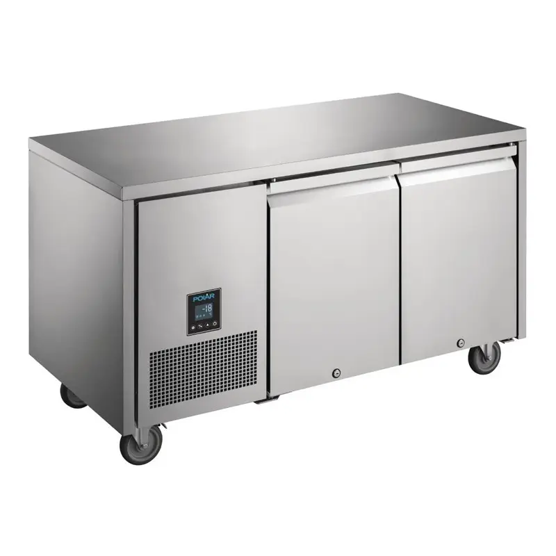 Table réfrigérée négative 2 portes Premium Polar Serie U 267L Promotion
