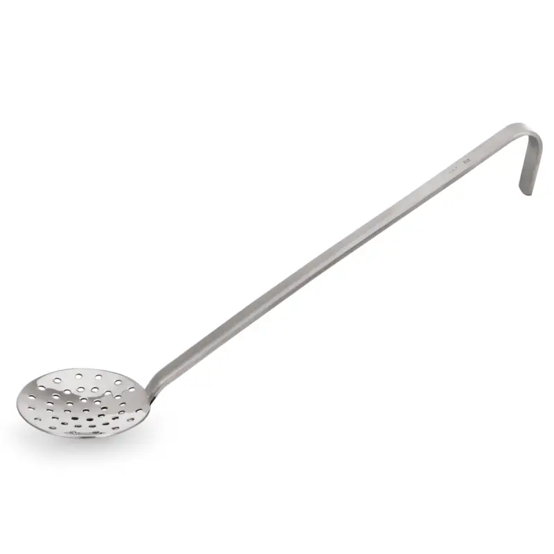 Écumoire OUTIL DE CUISINE 2085, Ø 16 cm, 40 cm, perforation Ø 4 mm, acier inoxydable Nouvel Arrivage