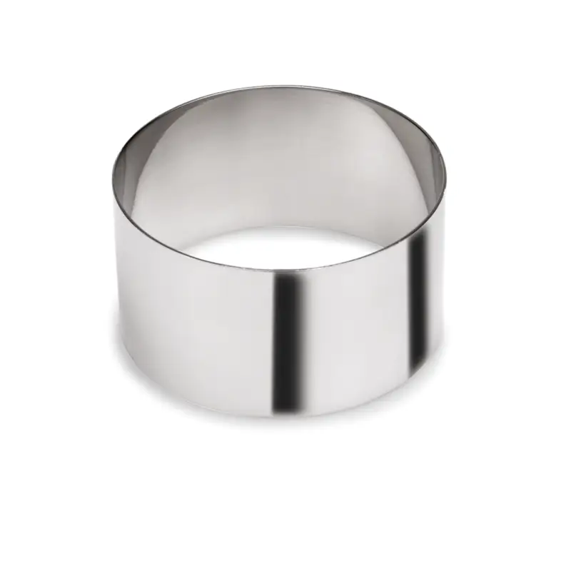 Ensemble de mousseurs, diamètre 7,5 cm, set de 4 pièces, acier inoxydable chromé-nickel Nouveauté