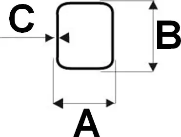 Quantité Limitée Tube rectangle ref TR120 | TR120/1